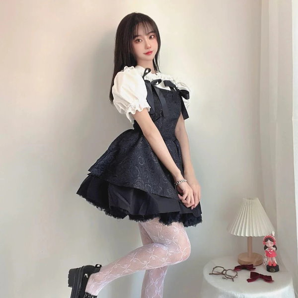 ゴシックロリータキャッスルナイトドールドレス – Belchic