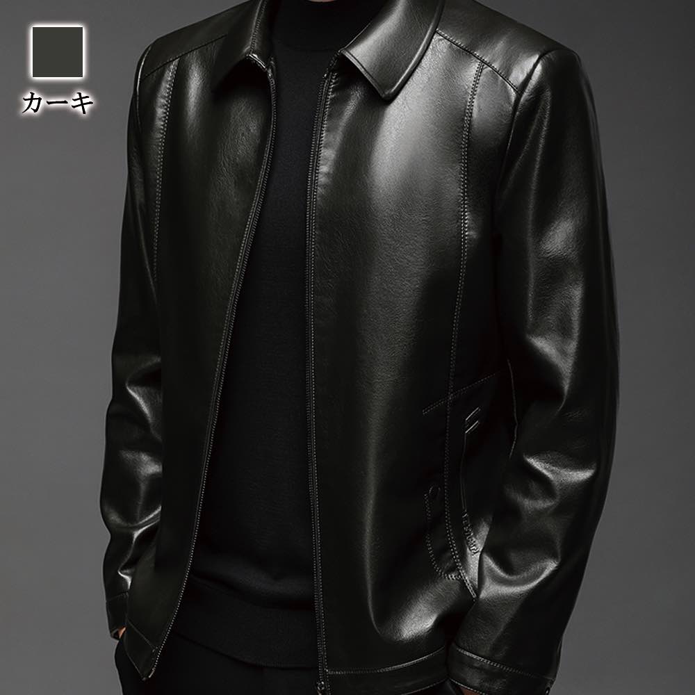 ライダースジャケット メンズ シンプルレザージャケット おすすめ ライダース 秋 ブランド 革ジャン アウター ダブル ブルゾン おしゃれ レザー 40代 黒 シングル 冬 バイク ショット 革 50 ライダースジャケット メンズ シンプルレザージャケット おすすめ ライダース 秋 ブランド 革ジャン アウター ダブル ブルゾン おしゃれ レザー 40代 黒 シングル 冬 バイク ショット 革 50