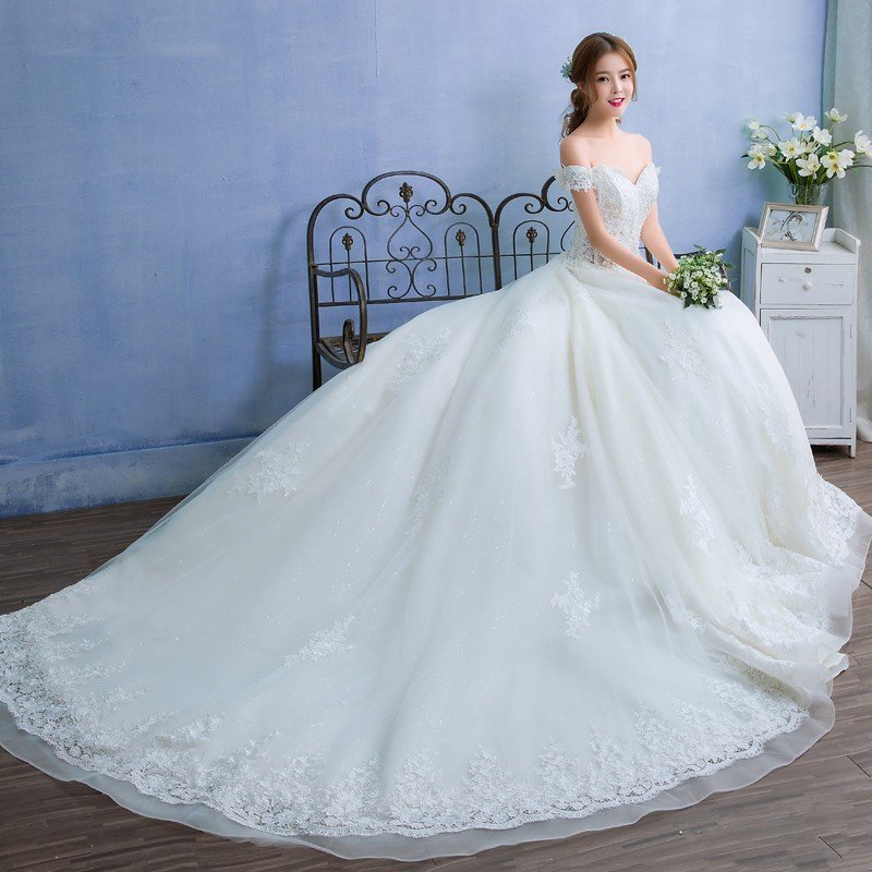 ウエディングドレス マタニティドレス 結婚式 お呼ばれ ウェディングドレス エンパイア 二次会 ロングドレス ブライダル 花嫁 トレーンドレス 大きいサイズ