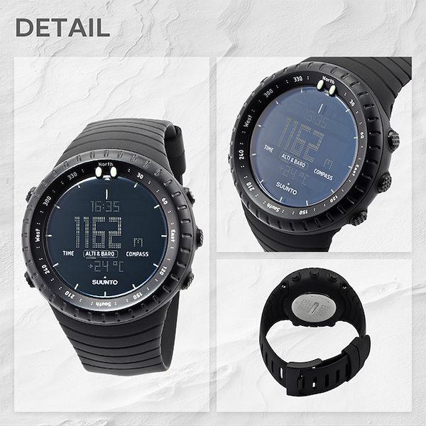 SUUNTO CORE スント コア オールブラック 未使用 楽天市場】【楽天ランキング1位】【公式ストア】SUUNTO CORE ALL