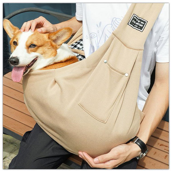 ちゃみひめ　大型犬用キャリーバッグ・スリング Qoo10] [只今底値&超人気 ]メッシュネット付き