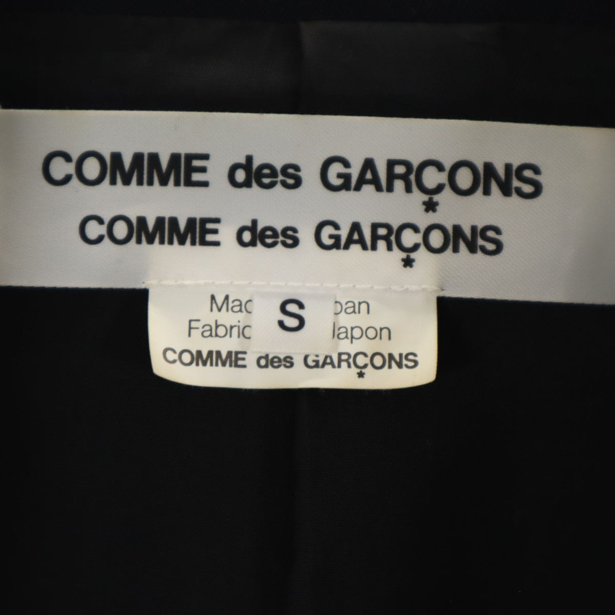Comme des Garcons Comme des Garcons コムデギャルソンコムデギャルソン 2011年 日本製 ウールブレンド テーラードジャケット S ネイビー メンズ 古着 Comme des Garcons Comme des Garcons コムデギャルソンコムデギャルソン 2011年 日本製 ウールブレンド テーラードジャケット S ネイビー メンズ 古着