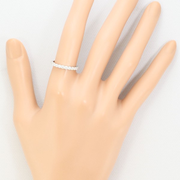 PT900 プラチナ リング 11号 ダイヤ 0.50 中古 PT900 プラチナ リング 11号 ダイヤ 0.50 中古