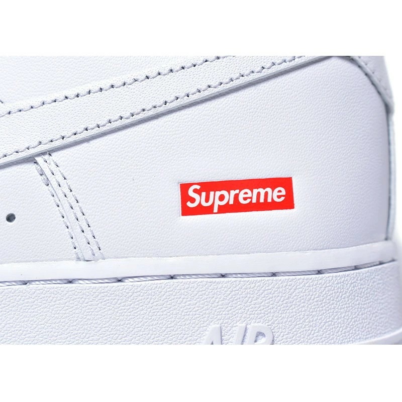 NIKE AIR FORCE 1 LOW / SUPREME WHITE RED ナイキ エアフォース 1 シュプリーム スニーカー ( 白 ホワイト AF1 ボックスロゴ コラボ メンズ CU9