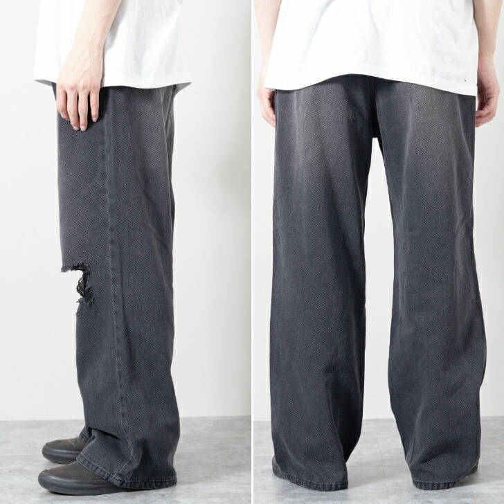 デニムパンツ ワイド ダメージ加工 ジーンズ デニム ワイドデニムパンツ ダメージデニムパンツ バギーデニムパンツ メンズ カジュアル ストリート お洒落 デニムパンツ ワイド ダメージ加工 ジーンズ デニム ワイドデニムパンツ ダメージデニムパンツ バギーデニムパンツ メンズ カジュアル ストリート お洒落