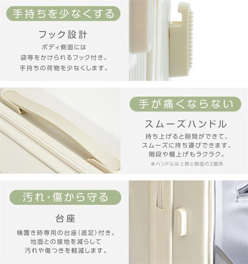 本日限定収納ポーチ8点セット無料同梱前開きスーツケース USBポート付き キャリーケースキャリーバッグ フロントオープン 2-3日用 泊まる 軽量設計 大容量 多収納ポケット 修学旅行 海外旅行_10