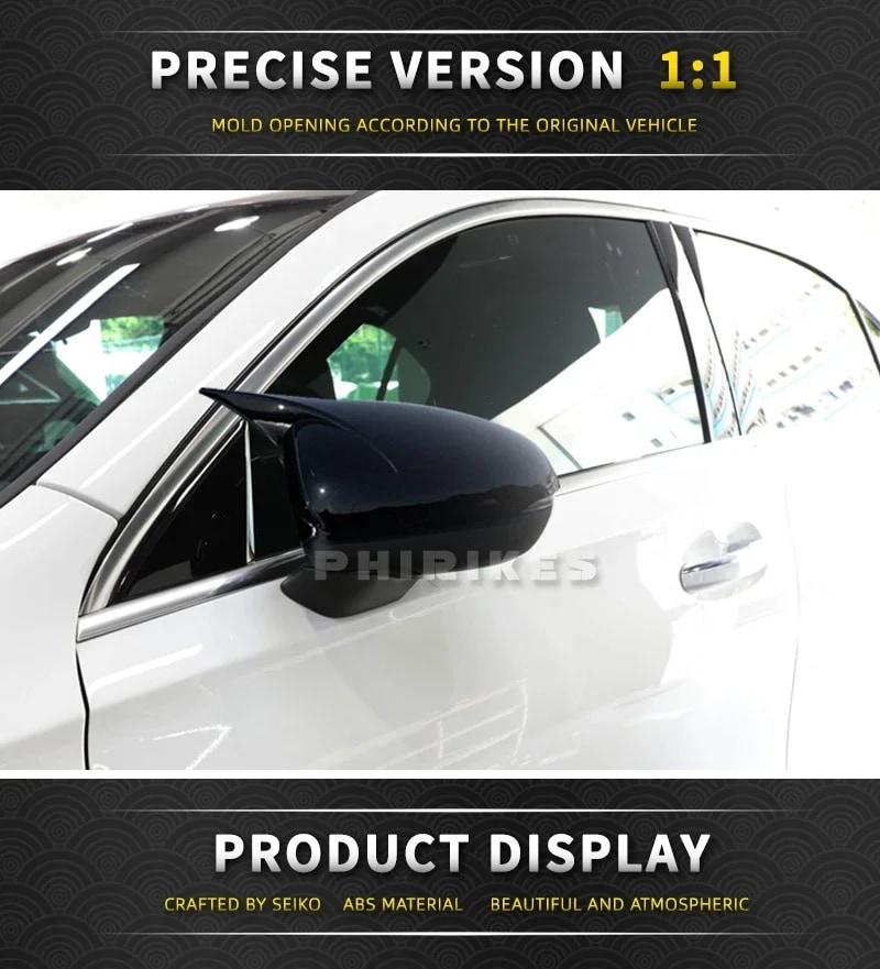 メルセデスベンツ W177 Aクラス C118 V177 用 ブラック サイドミラーカバーキャップ 2019 2020 CLA200 CLA250 CLA35 CLA45S セダン A180 輸入品_9