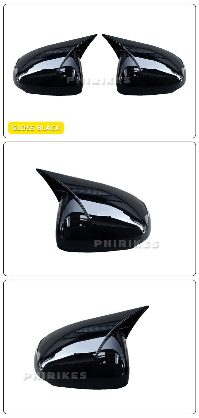 メルセデスベンツ W177 Aクラス C118 V177 用 ブラック サイドミラーカバーキャップ 2019 2020 CLA200 CLA250 CLA35 CLA45S セダン A180 輸入品_10