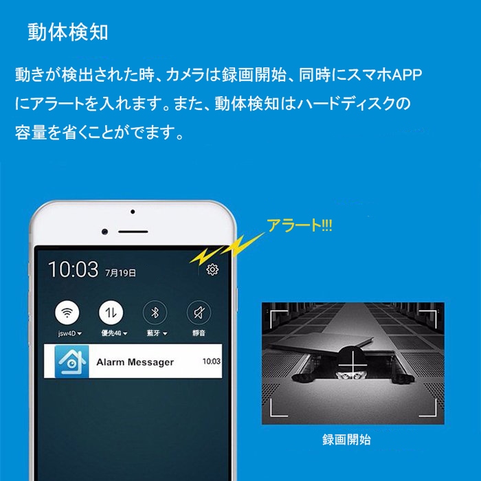 Saqicam 防犯カメラセット 監視カメラ AHD 1080Pカメラ4台 8チャンネルDVR 暗視カメラ 赤外線 録画 屋外 屋内 防水 モーションセンサー ベビーモニター セキュリティ 増設可能