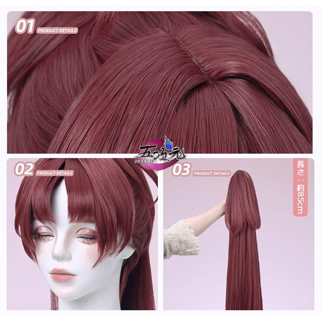 【予約商品】2026新作 Insでも話題に 三分妄想　魔法少女まどかマギカ　コスプレ　佐倉杏子　ウィッグ_3