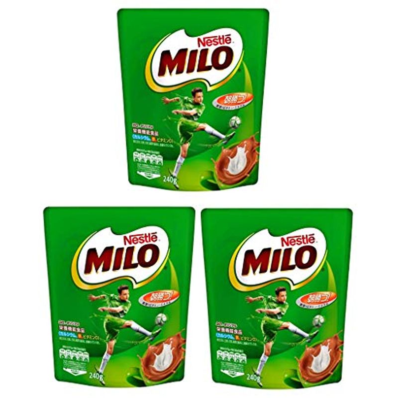 まとめ売り 3個セット Nestle ネスレ Milo ミロ ネスレ ミロ オリジナル 240g3個 飲料