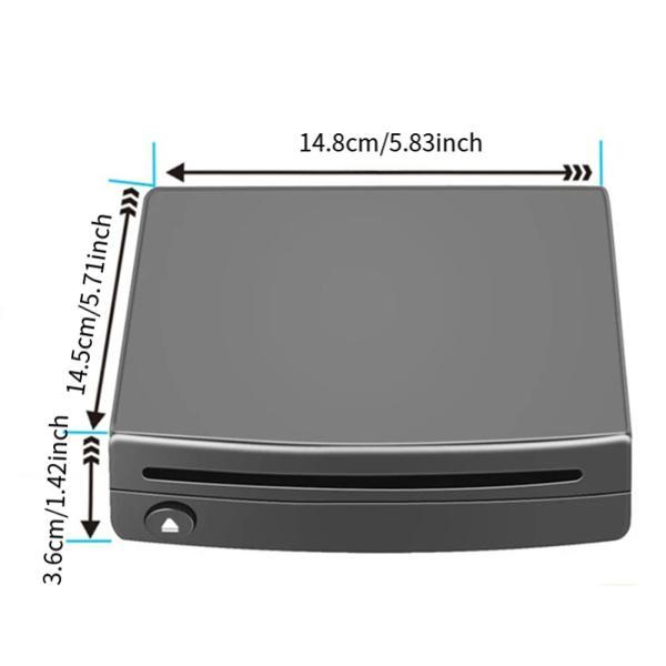 汎用車両DVD DVDプレーヤー外部USB拡張ケーブルコンパクトコンピュータ用シンプルなアセンブリプラグとプレイポータブル_5