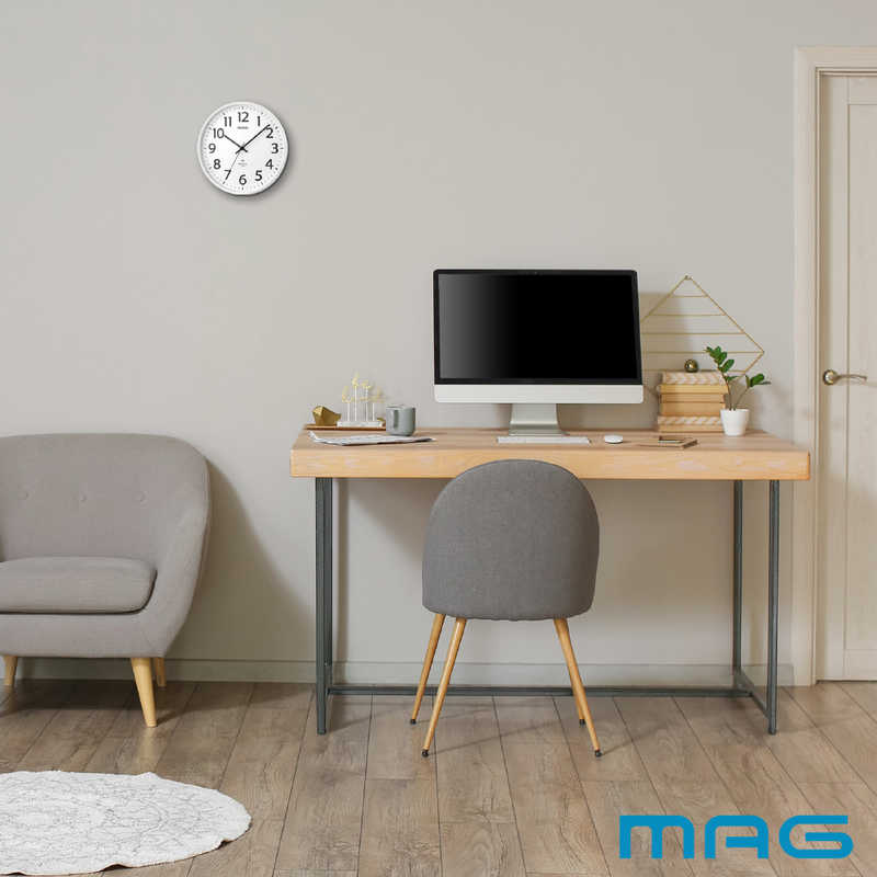 MAG　無線LANでネット接続し時刻を同期できる掛け時計 シグナルキーパー　W-811 WH-Z