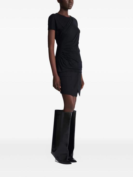 BALMAIN Women Tops GF1EF003JL63 0PA Black_3
