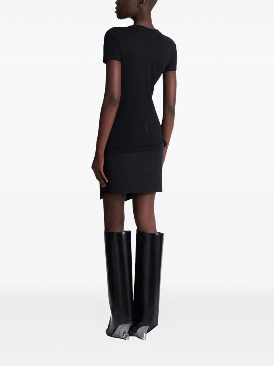 BALMAIN Women Tops GF1EF003JL63 0PA Black_4