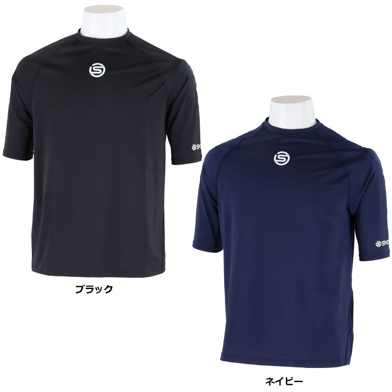 SKINS(スキンズ) S-1 MENS TOP S/S ボディーケア ストレッチシャツ (18121140-019)_3