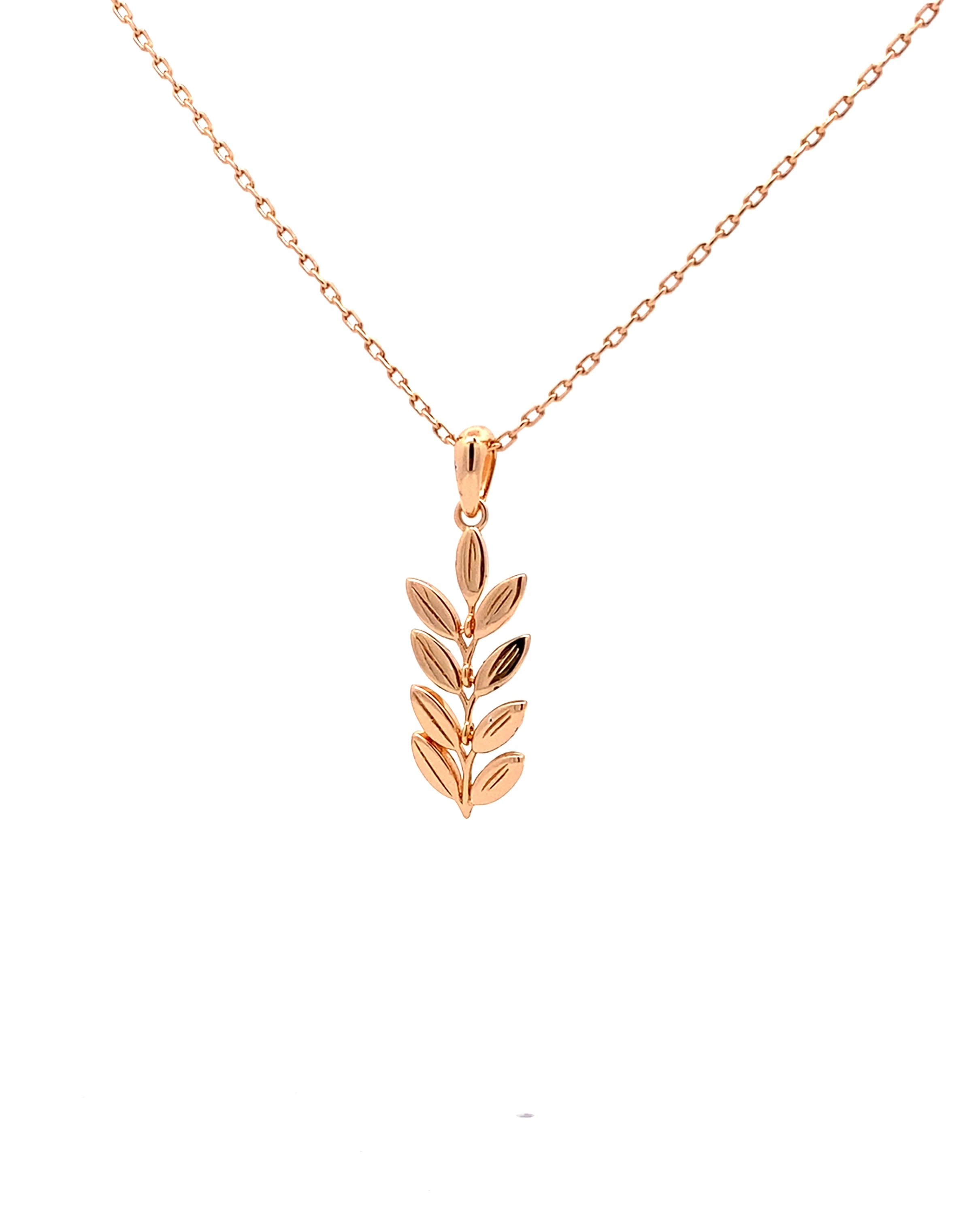 風水で勝つエレガントなベイリーフ風水エネルギーペンダントネックレス - 栄光成長永遠の祝福 風水で勝つエレガントなベイリーフ風水エネルギーペンダントネックレス - 栄光成長永遠の祝福