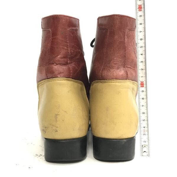 ARIAT/アリアット本革/キルトタン/ウエスタンブーツ【23.0-24.0程度/赤×ベージュ】レースアップ/Leather/Boots/shoesTWB91-33_2