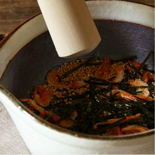 かもしか道具店 すりバチ 大きめ 日本製 萬古焼 陶器 底が平ら (すりバチ大きめ(黒)) かもしか道具店 すりバチ 大きめ 日本製 萬古焼 陶器 底が平ら (すりバチ大きめ(黒))