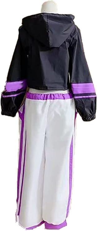 新作入荷コスチューム猫又おかゆ コスプレ 衣装 ねこまた おかゆ Vtuber 服 チョーカー付き コスチューム ハロウィン 仮装 衣装+耳+尻尾 靴ウィッグコスプレ_3