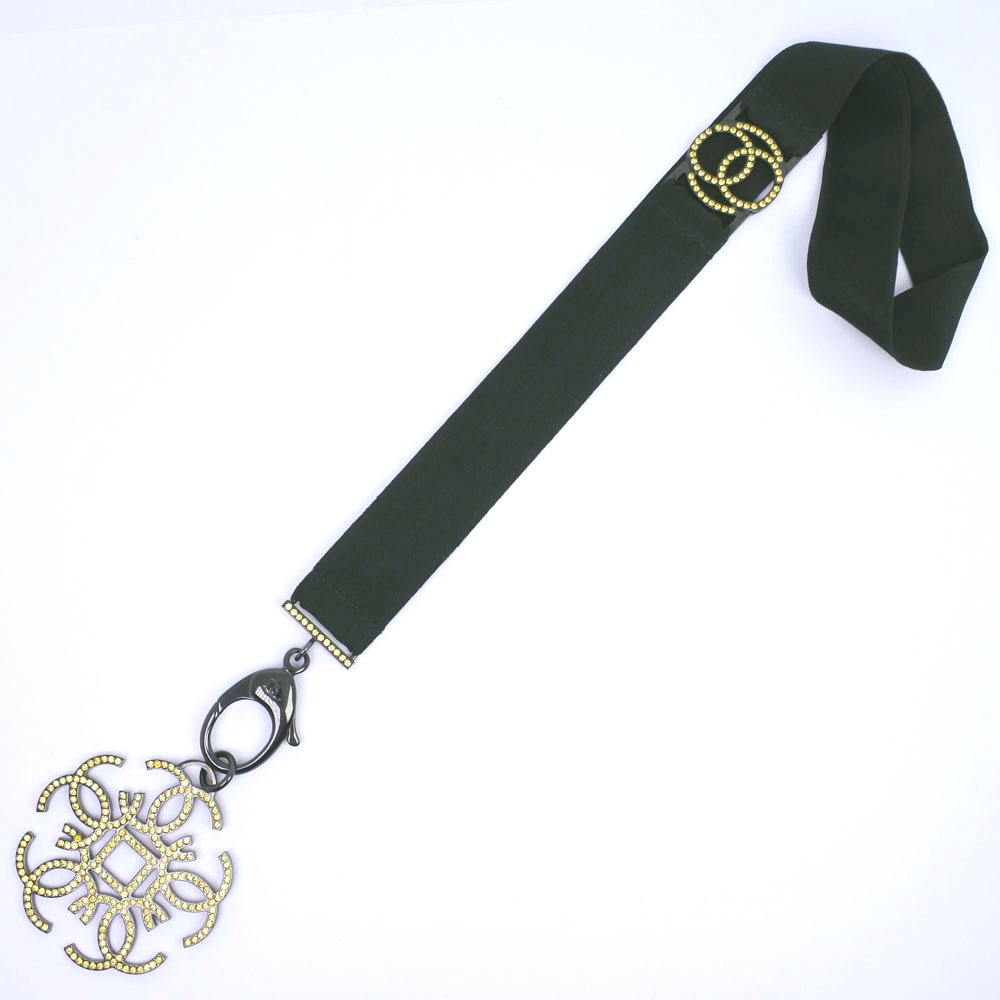 ストラップ ネックレス ラインストーン 黒 B17S 約54.5g レディース 中古品 ストラップ ネックレス ラインストーン 黒 B17S 約54.5g レディース 中古品