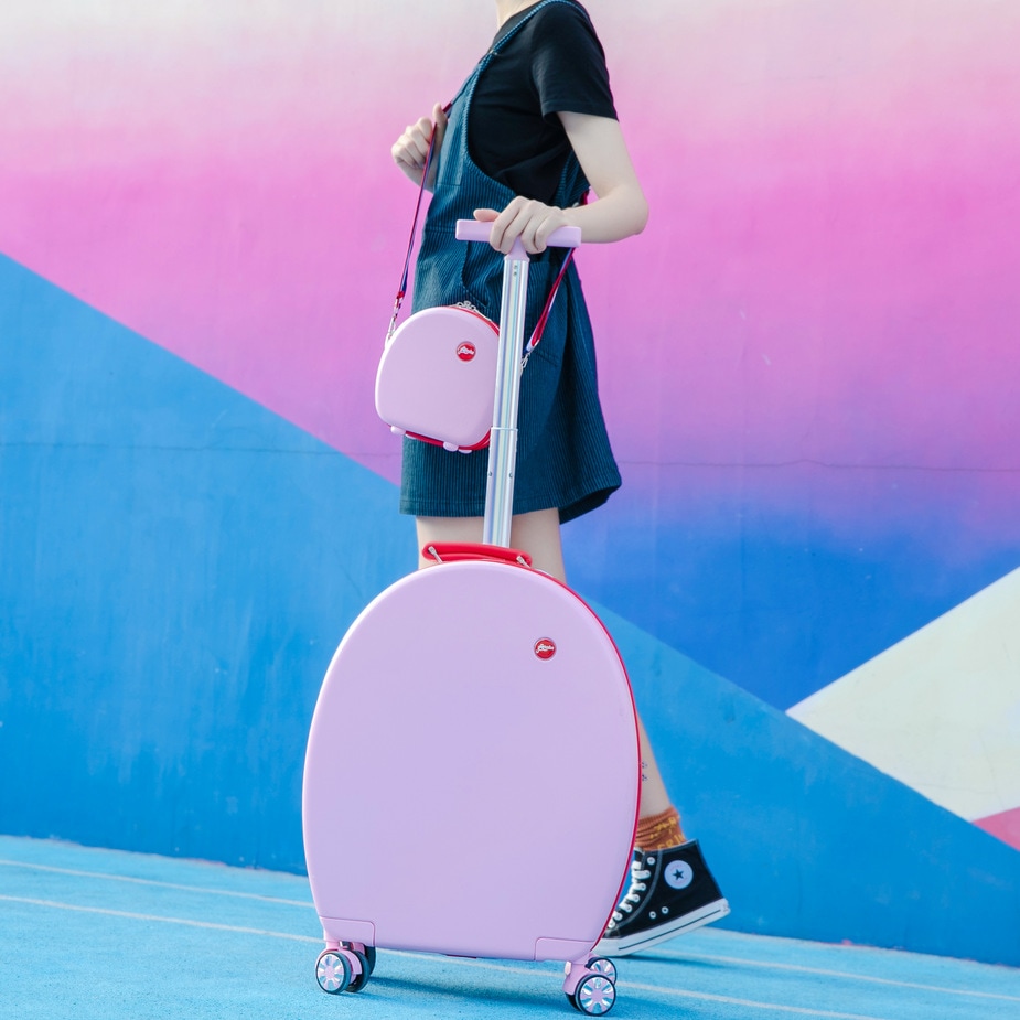 大特価 丸い ファッション スーツケース キャリーケース 超軽量スーツケース 360回転キャスター付 多色 キャリーバッグ