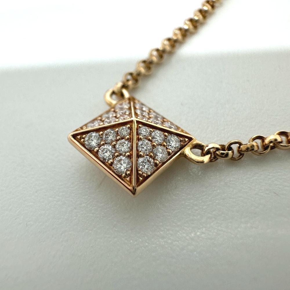 ネックレス H223205B 0040 エルメス・クルー・ドゥ・H PM 1チェーン ダイヤ PG K18PG ゴールド