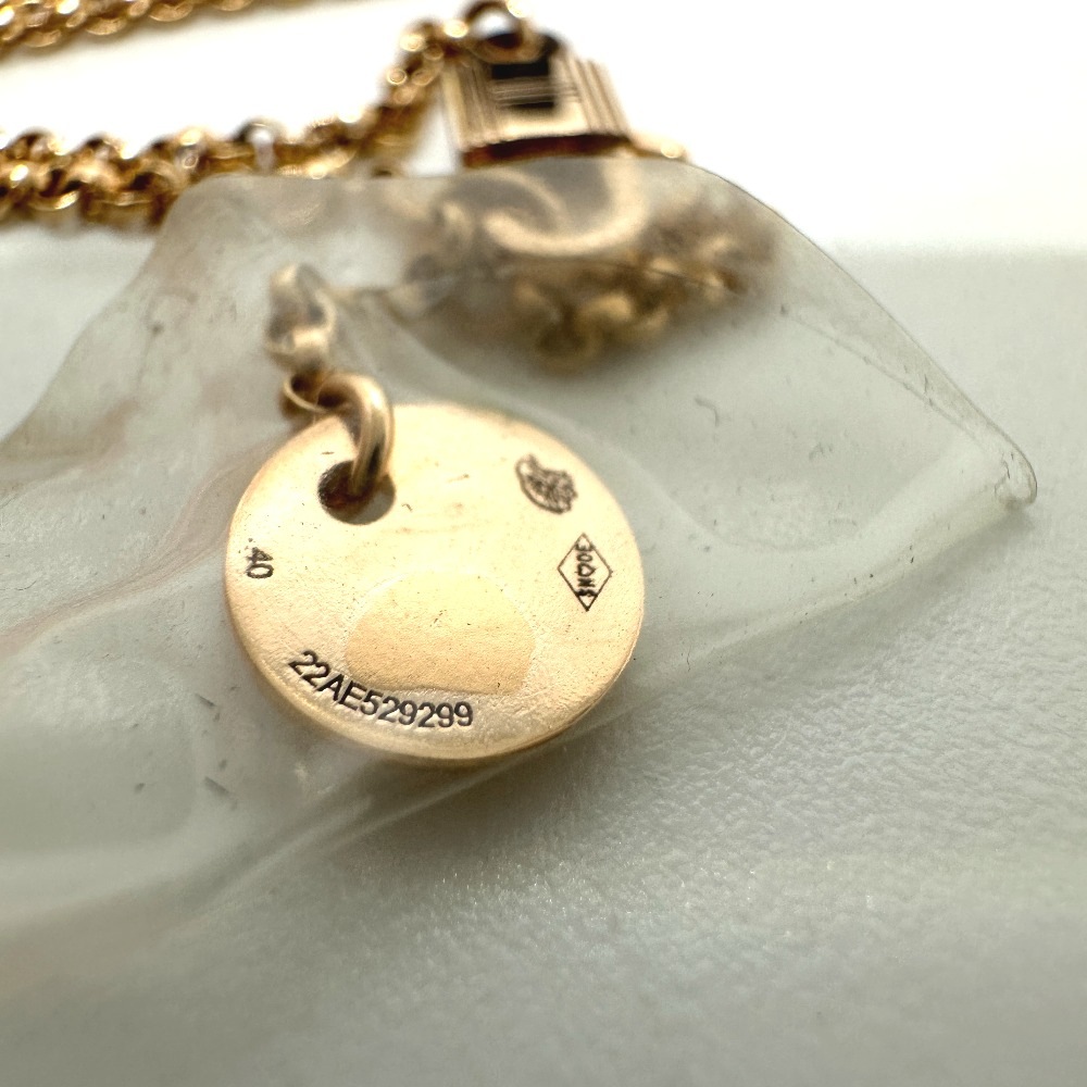 ネックレス H223205B 0040 エルメス・クルー・ドゥ・H PM 1チェーン ダイヤ PG K18PG ゴールド