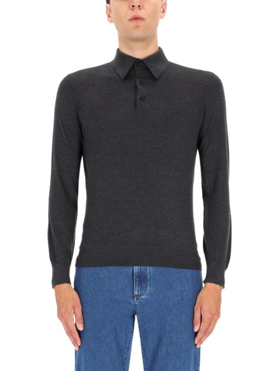 ERMENEGILDO ZEGNA Men Polo Shirts UGJ00A2 132K98 CHARCOAL_1