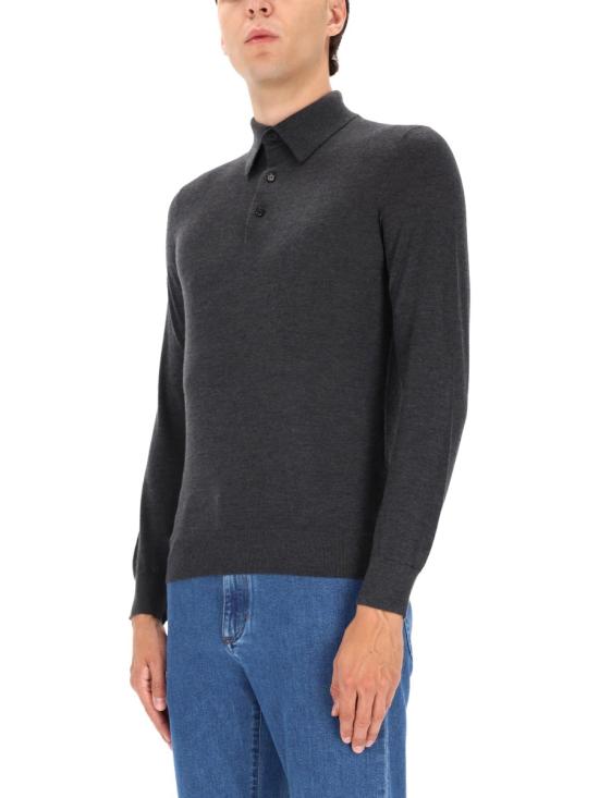 ERMENEGILDO ZEGNA Men Polo Shirts UGJ00A2 132K98 CHARCOAL_4