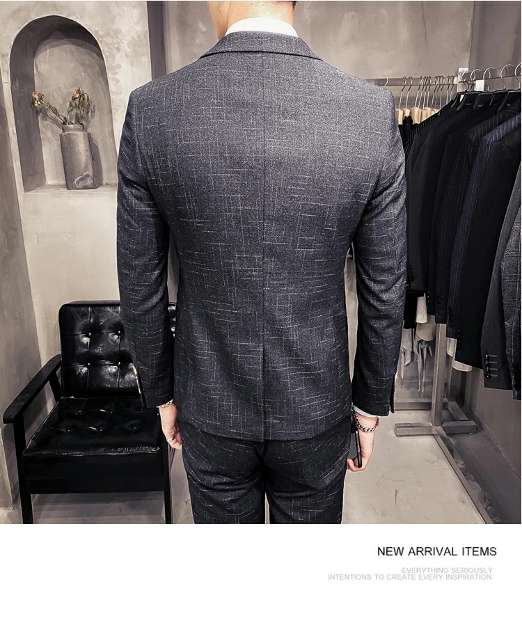 スーツスリーピース 「M~3XL」タキシード スーツ メンズ 紳士服 礼服 メンズスーツ フォーマル ビジネス リクルートスーツ 通勤 オフィス 就活 面接 カジュアル お呼ばれ 結婚式 二次会 スリ_3