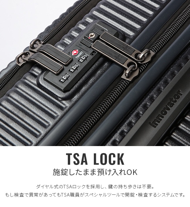 スーツケース Mサイズ 62L INV60 フロントオープン トップオープン ストッパー 静音 軽量 中型 2年保証 スーツケース Mサイズ 62L INV60 フロントオープン トップオープン ストッパー 静音 軽量 中型 2年保証