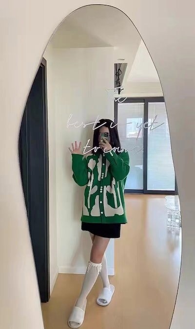 韓国 鏡 玄関 全身 おしゃれ 簡単取付け DIY 自撮り鏡 姿見 壁掛け 薄型 ミラー 鏡 本物 棚付き 収納付