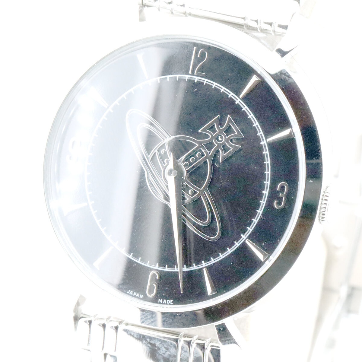 レディース 腕時計 VW7043-B35 クォーツ ステンレススチール ブラック文字盤 シルバー 質屋出品 レディース 腕時計 VW7043-B35 クォーツ ステンレススチール ブラック文字盤 シルバー 質屋出品