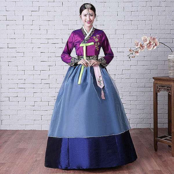 Qoo10] 韓国民族衣装 チマチョゴリ 韓服 全5色