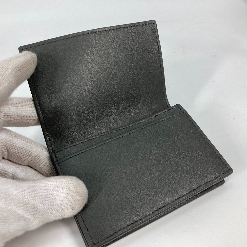 カードケース 605720 イントレチャート 二つ折り パスケース 名刺入れ レザー グレー