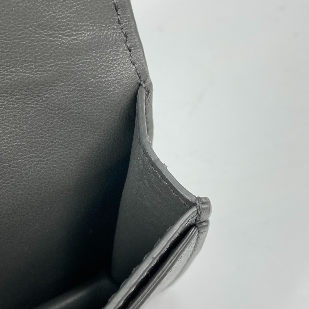 カードケース 605720 イントレチャート 二つ折り パスケース 名刺入れ レザー グレー