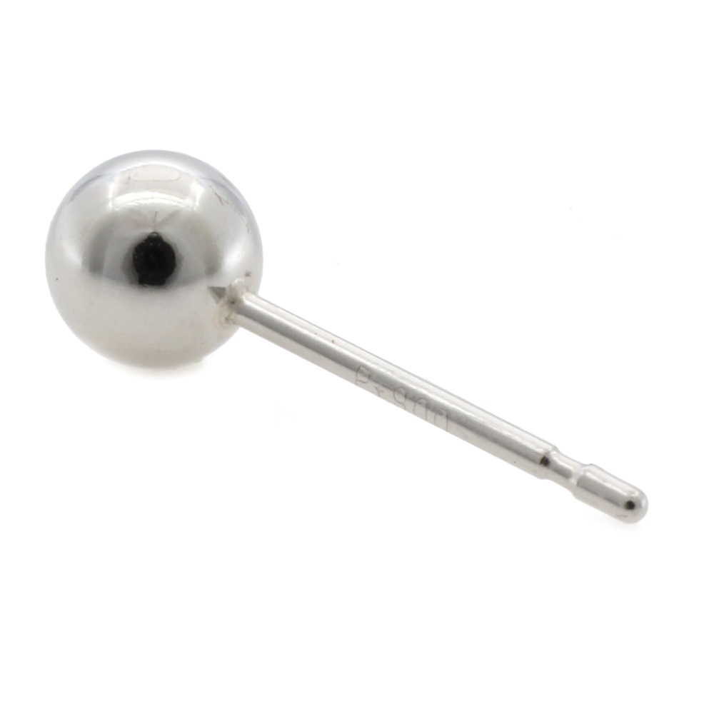 丸玉 4ｍｍ ボール ピアス Pt900プラチナ 新品
