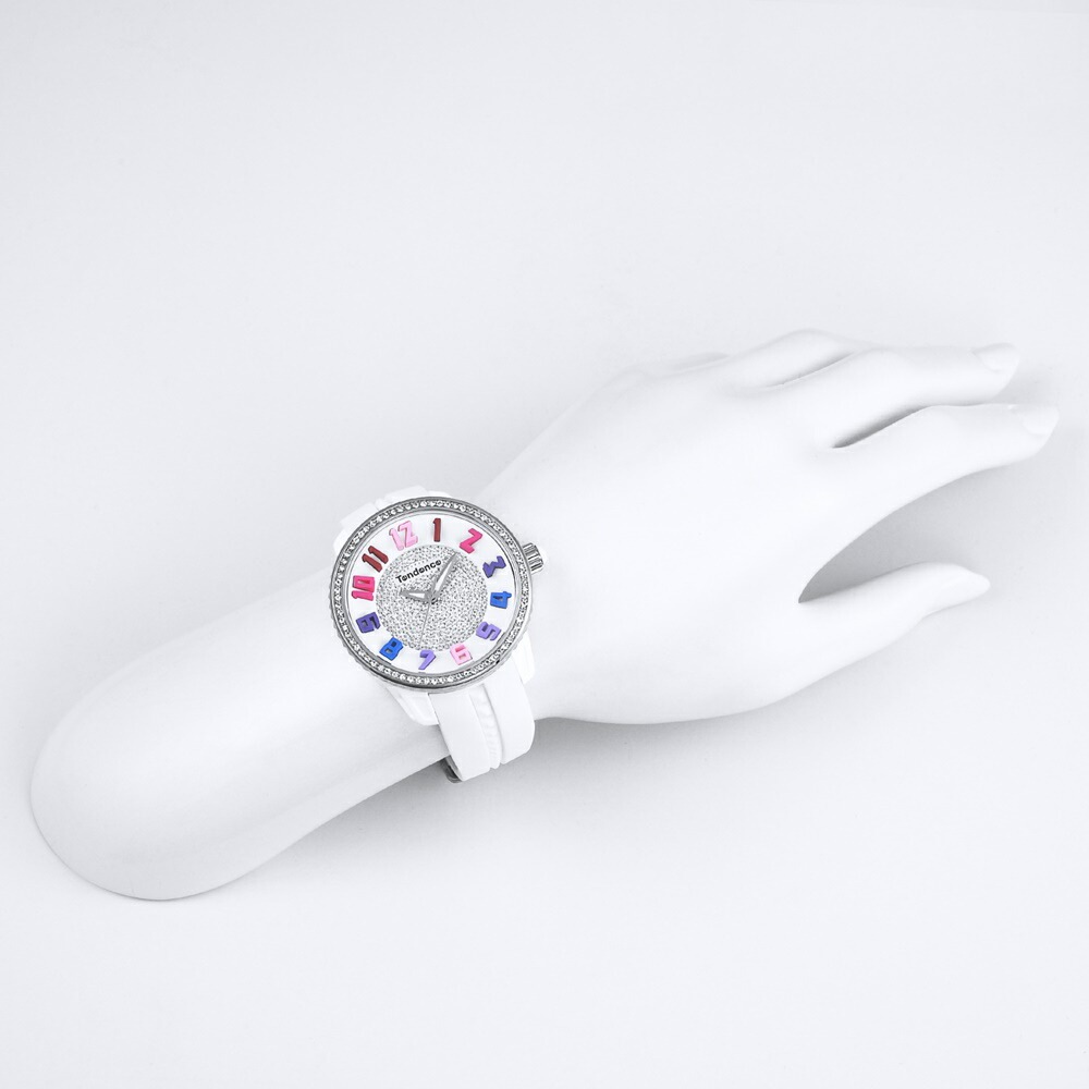 テンデンス 日本限定モデル 腕時計 レディース ガリバーレインボー ホワイト マルチカラー クリスタルガラス オーバーサイズ シリコンベルト 10代 20代 30代 40代 可愛い おしゃれ ファッシ テンデンス 日本限定モデル 腕時計 レディース ガリバーレインボー ホワイト マルチカラー クリスタルガラス オーバーサイズ シリコンベルト 10代 20代 30代 40代 可愛い おしゃれ ファッシ