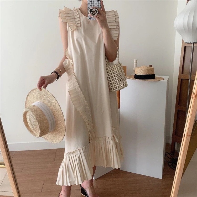 いつも売り切れてしまうタイプ 早い者勝ち イレギュラー プリーツ デザインセンス ロングスカート