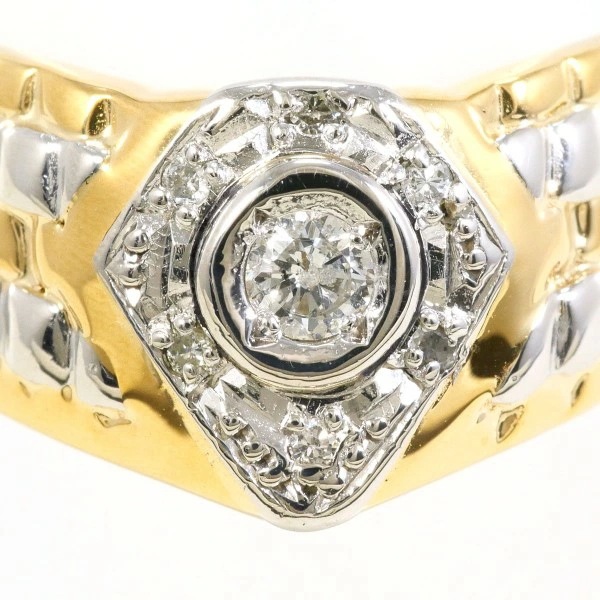 PT900 プラチナ リング 11号 ダイヤ 0.09 0.04 カード鑑別書 ジュエリー 中古 PT900 プラチナ リング 11号 ダイヤ 0.09 0.04 カード鑑別書 ジュエリー 中古