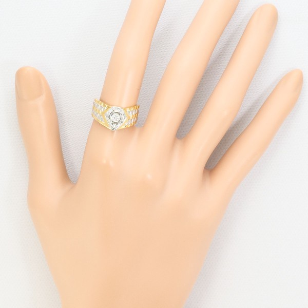 PT900 プラチナ リング 11号 ダイヤ 0.09 0.04 カード鑑別書 ジュエリー 中古 PT900 プラチナ リング 11号 ダイヤ 0.09 0.04 カード鑑別書 ジュエリー 中古