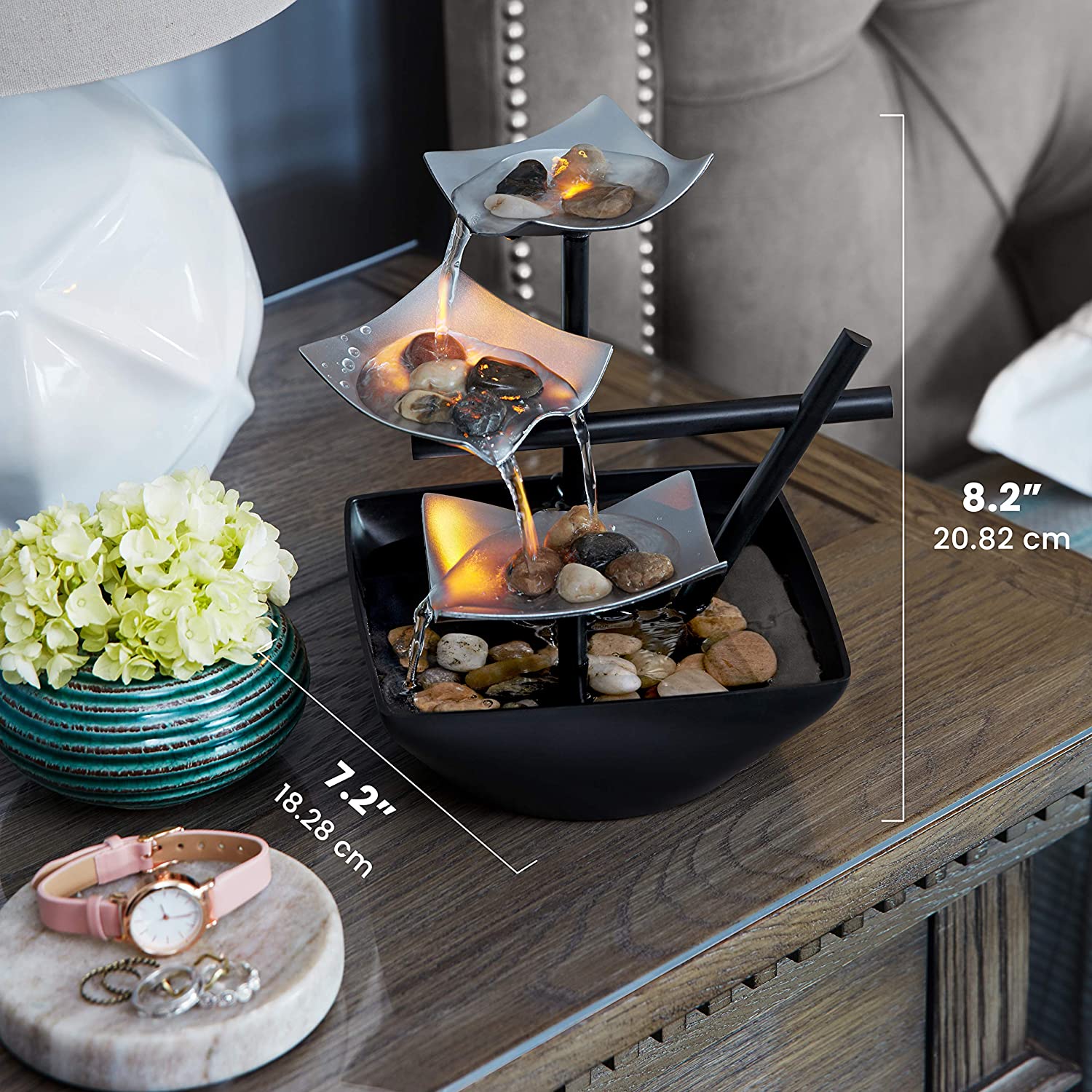 水のせせらぎからストレスフリーに