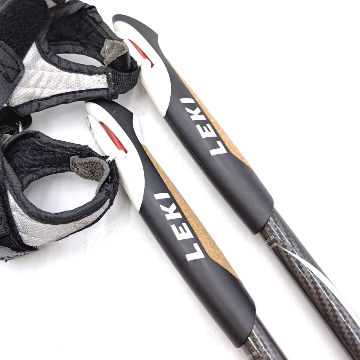 【中古】レキ NWマイクロマジック 110 ノルディックウオーキング トレッキングポール ブラック 1300271 LEKI ステッキ 登山