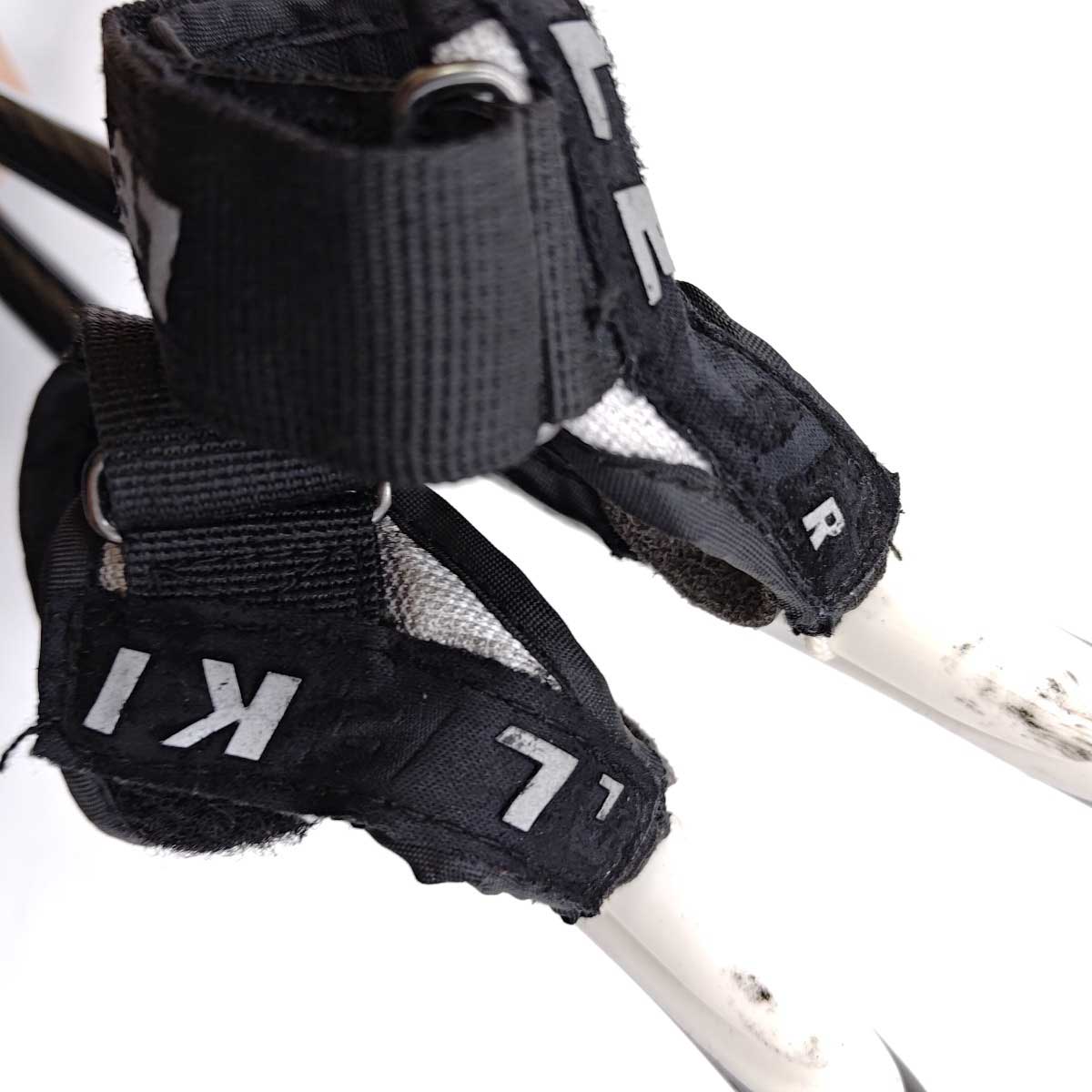 【中古】レキ NWマイクロマジック 110 ノルディックウオーキング トレッキングポール ブラック 1300271 LEKI ステッキ 登山