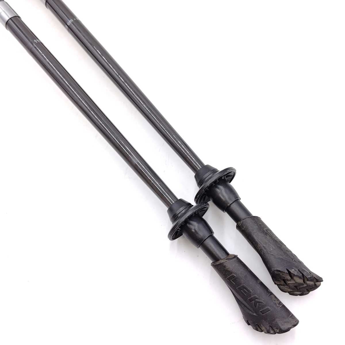 【中古】レキ NWマイクロマジック 110 ノルディックウオーキング トレッキングポール ブラック 1300271 LEKI ステッキ 登山