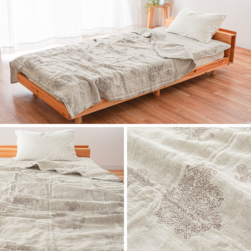 きぎの暮らし 国産 近江麻 肌布団 シングル 140X190cm 側生地 麻100% ロマンス小杉 肌掛け布団 2S-5410-2507-4 きぎの暮らし 国産 近江麻 肌布団 シングル 140X190cm 側生地 麻100% ロマンス小杉 肌掛け布団 2S-5410-2507-4