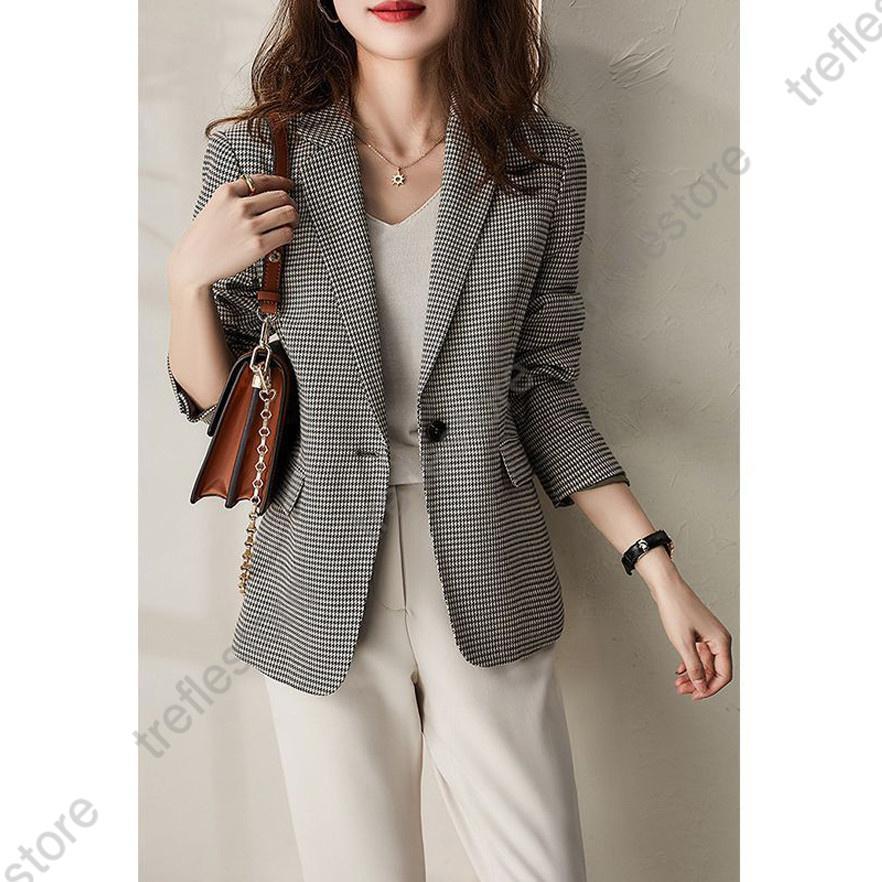 テーラードジャケット レディース 千鳥柄 アウター ジャケット 春秋 カジュアル 着痩せ 通勤 長袖 オフィス 七五三 30代 40代 おしゃれ 春コーデ