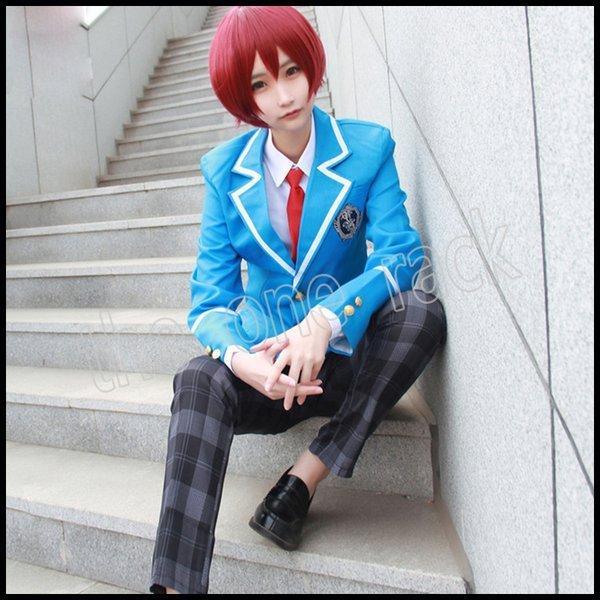 【新品開催 即納】あんさんぶるスターズ! 氷鷹北斗制服 男子女子制服 コスプレ衣装 イベント コスチューム 変装 アイテムセットパーティー