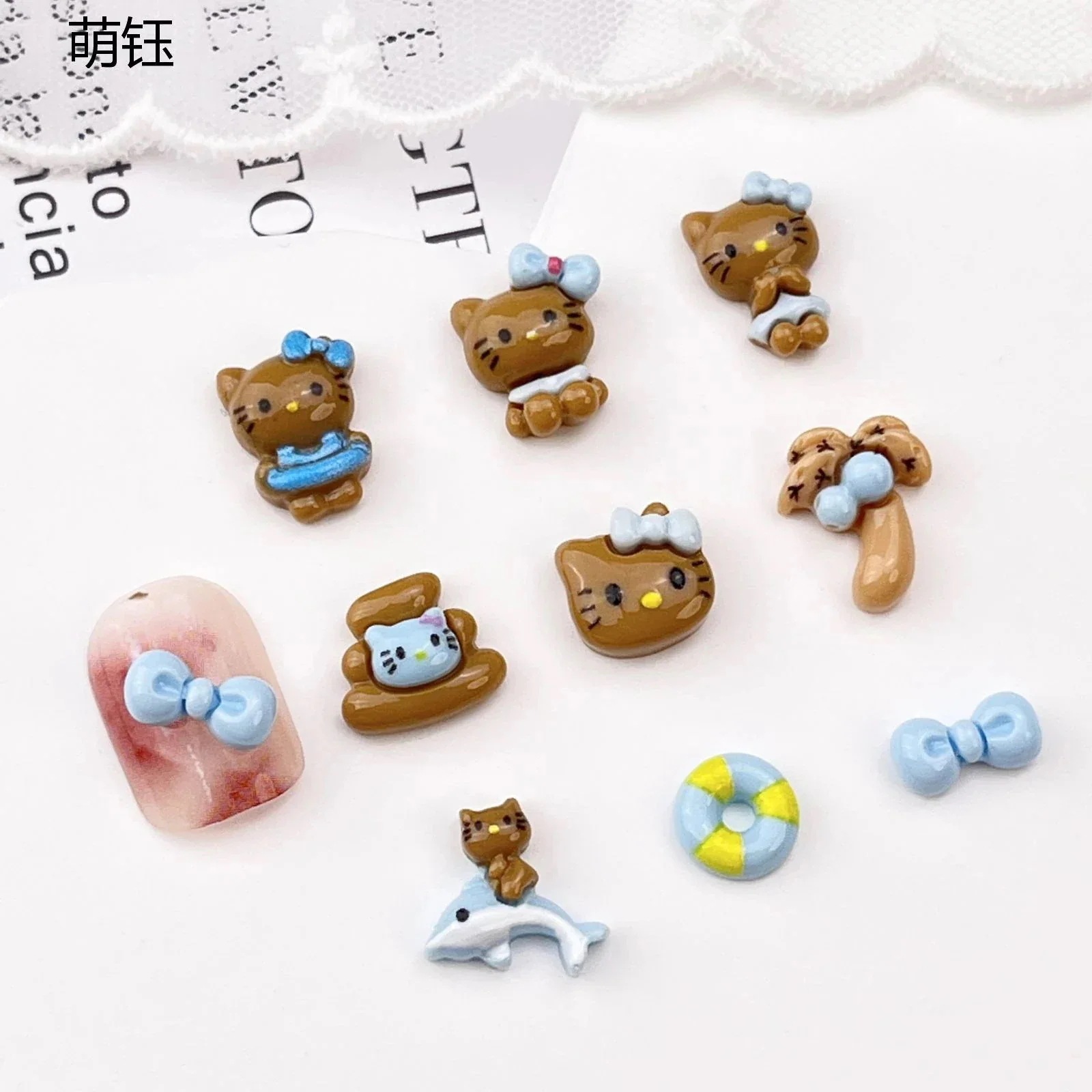 【2個買うと1個無料】サンリオキティちゃん ネイルシール 約20個入り ジェルネイル ネイルチップ ネイルパーツ漫画ボックスの装飾 り ちいかわ ポチャッコ クロミ ポムポムプリン シナモロール マイ